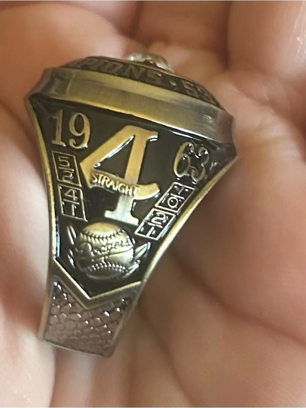 1963 World Series Champions LA Dodgers Ring Souvenir Memorabilia as is